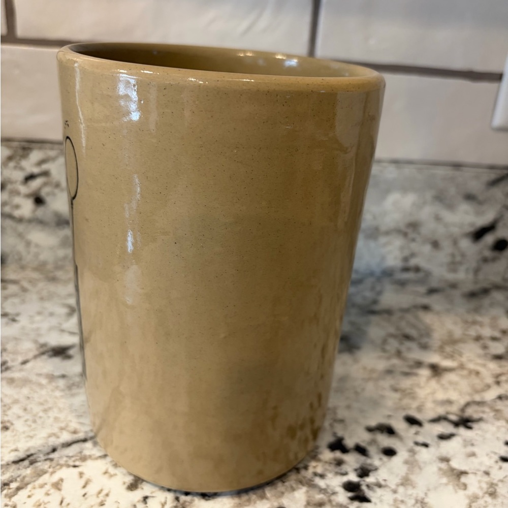 Pearson Beige Vintage Ceramic Kitchen Utensil Holder with Printed Graphic - Picture 7 of 9